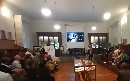 La Coferencia, en la Sala Cajal (ICOMEM). La Coferencia, en la Sala Cajal (ICOMEM).